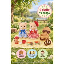 Toyfest Sylvanian Families Bisküvi Ayı Kardeşler Leziz Piknik Figür Seti