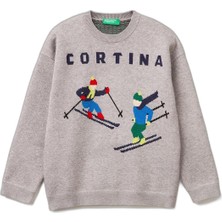Uravas Store United Colors Of Benetton Çocuk ve Gençler Maglia G/c M/l 1HGJQ10A4 Kazak