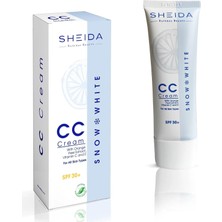 Uravas Store Sheida Snow White Leke Açıcı cc Krem Spf 30+ 50 ml