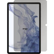 Uravas Store Engo Samsung Galaxy Tab S8 11 Inç Ile Uyumlu Hayalet Ekran Koruyucu, Yandan Görünmeyen Anti-Spy Gizlilik (Privacy) Koruması, 9h Temperli Nano Kırılmaz Esnek Cam, Parlama Önleyici SM-X700