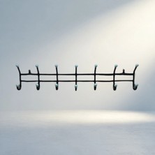 TKÇ Kalın Borulu Metal Duvar Askısı Modern Tasarım Iç Mekan Kullanımı