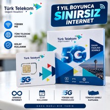 Sovdex Türktelekom 1 Yıllık Sınırsız Internet Kameralara Özel Data Sim Hati