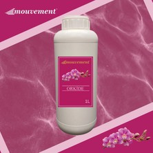 Mouvement Orkide Reed Diffuser Refill 1000 ml - Oda Kokusu Yedek Şişesi + 20 Adet Çubuk
