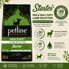 Petline Mini ve Küçük Irklar Için Kuzu Etli Yavru Köpek Maması Başlangıç 6kg (2X3KG) - Starter