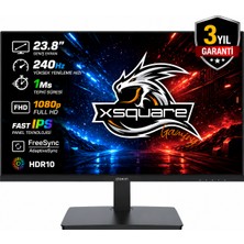 Dexim DMT016 23.8" 240Hz 1ms FHD HDMI DP HDR  Low Blue Light FreeSync Fast IPS Gaming Monitör
