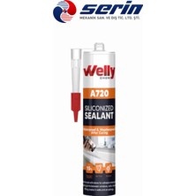 Welly Gri Silikon – Havalandırma Kanalı Sızdırmazlık, Izolasyon ve Dolgu Silikonu (5 Adet)