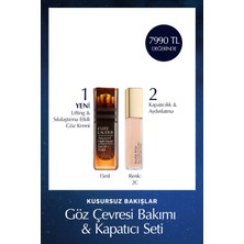 Estee Lauder Göz Çevresi Bakımı & Kapatıcı Seti - Eye Lift+Sculpt Göz Kremi + Double Wear Kapatıcı Renk: 1C