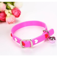 Renas Store Çıngıraklı Silikon Kedi Köpek Tasması