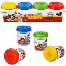 Velora Fun Dough Mickey Mouse 4'lü Oyun Hamuru