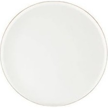 Velora Porland Chopin Altın Yaldız Düz Tabak 18CM