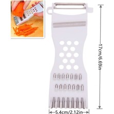 Renas Store Rende Soyacak 5 Fonksiyonlu Sebze Meyve Soyucu Patates Havuç Salatalık Zencefil Doğrayıcı