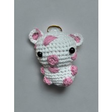 Mundy Amigurumi Anahtarlık 6-8 cm Sevimli El Örgüsü Hediyelik Anahtar ve Çanta Aksesuarı
