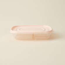 Cozzoni 3 Bölmeli Oval Saklama Kabı - Pudra