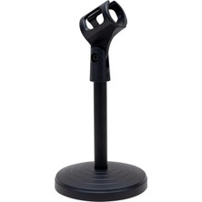 Magicvoice DS-101 Metal Masa Üstü Mikrofon Tutacağı (Döküm Ağır Taban, 28MM Klips, Ayarlanabilir Açı)