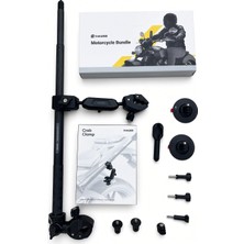 INSTA360 Motorcycle Bundle Orijinal 2 Yıl Tr Garantili Tam Bağlantı Seti