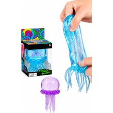 Velora Denizanası Squish Duyusal Sıkma Oyuncak – Jelly Squeeze Toy Jellyfish Stress Ball Soft Squishy Slime Stres Oyuncağı 1 Adet