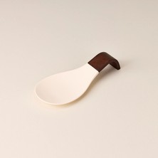 MİEN Akasya Kaşık Altlığı - Krem - 10X22X5 cm