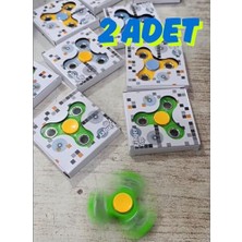 Velora 2 Adet Rulmanlı Stres Çarkı, El Spinner, Uzun Dönen Parmak Oyuncağı