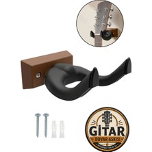 Lastvoice GDS-666BRW Kaliteli Gitar Duvar Askısı Standı Aparatı Kahve