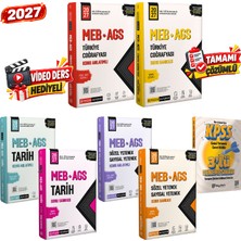 Pegem Akademi Yayıncılık 2027 Meb Ags Tarih-Türkiye Coğrafyası-Sözel Sayısal Yetenek Video Dersli Konu Anlatımı-Soru Bankası