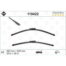 Volkswagen Valeo Silecek Süpürgesi Ön Takim 4L1955425B Q7
