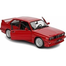 Renas Store Bburago 1988 3 Series M3 (E30) 1:24 Model Araba - Kırmızı, Detaylı ve Koleksiyonluk Mini Maket
