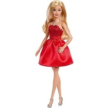 Renas Store Barbie 80.yıl Kırmızı Elbiseli, JGD25