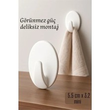 Renas Store Mini Kendinden Yapışkanlı Duvar Askısı – 5.5 x 3.2 cm | Iz Bırakmaz, Güçlü Tutuş 722286