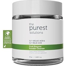 Renas Store The Purest Solutions, Arındırıcı ve Canlandırıcı Tüm Ciltler Için Meyve Asitleri Içeren Toz Temizleyici 55 gr (%0,2 Azelaik Asit &amp; Malik Asit)