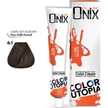 Tüp Saç Boyası 60 ml Profesyonel Boya - 6 Koyu Kumral