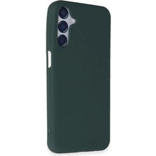 Renas Store Samsung Galaxy M15 Kılıf First Silikon - Koyu Yeşil