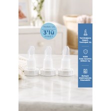 Babyjem Anne Süt Kaşığı 3'lü Yedek Uç