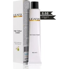 Lilafix Profesyonel Tüp Saç Boyası 60ML - 6.68 Kadife Kahve
