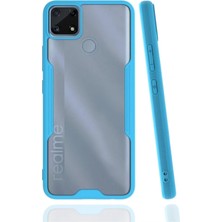 Renas Store Realme C25 Kılıf Platin Silikon - Mavi