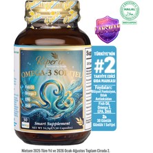 Kiperin Yüksek Konsantre Omega 3 | 1044 Mg | Epa 520MG & Dha 360MG | 30 Softgel