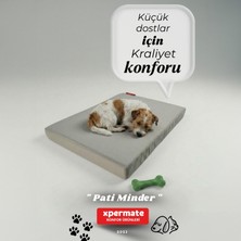 Xpermate Büyük Irk Köpek Yatağı Fermuarlı Yıkanabilir Su İtici Evcil Hayvan Yatağı 60X80 cm Pati Minder