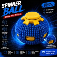 Mekanik Spinner Ball Stres Topu Tırtıklı Yüzeyli Dönen Fidget Oyuncak