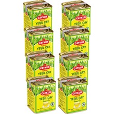 Çaykur Burcum Yeşil Dökme Çay Teneke Kutu 100 Gr. Sekizli Paket
