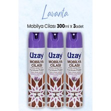 Uzay Mobilya Cilası Lavanta 300 ml x 3 Adet