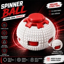 Mekanik Spinner Ball Stres Topu Tırtıklı Yüzeyli Dönen Fidget Oyuncak