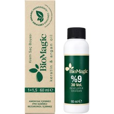 Biomagic Organik Içerikli Amonyaksız Saç Boyası 60 Ml. + Oksidan 90 Ml.