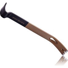 1001 Tools 38,1 cm Düz Kaldırma Çubuğu Levye Kavisli Sallanma Başlığı Damla Tırnak Çekici Sert