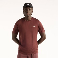 New Balance MT41253 Kahverengi Erkek Tişört