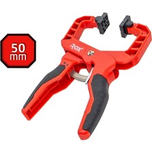 Rox 0354 Cırcırlı Hızlı Mandal Tip Kıskaç Işkence 50 mm