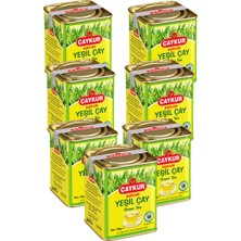 Çaykur Burcum Yeşil Dökme Çay Teneke Kutu 100 Gr. Yedili Paket