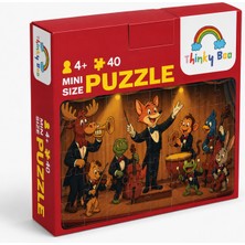 Thinky Boo Orkestra Mini Puzzle 40 Parça 3-7 Yaş Eğitici Çocuk Puzzle Yapboz