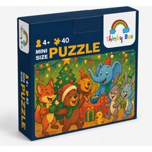 Thinky Boo Yılbaşı Partisi Mini Puzzle 40 Parça 3-7 Yaş Eğitici Çocuk Puzzle Yapboz