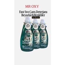 Mr.Oxy Mr Oxy Fast Sıvı Çam.deterjanı Beyazlar&renkliler Için 3 Adet