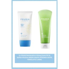 Uv Shield Nemlendirici Güneş Kremi 50 gr SPF50+FRUDIA Green Grape Gözenek Kontrol Temizleyici 145ML