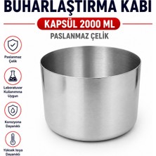 Labolist Buharlaştırma Kabı - Kapsül 2000 ml Paslanmaz Çelik